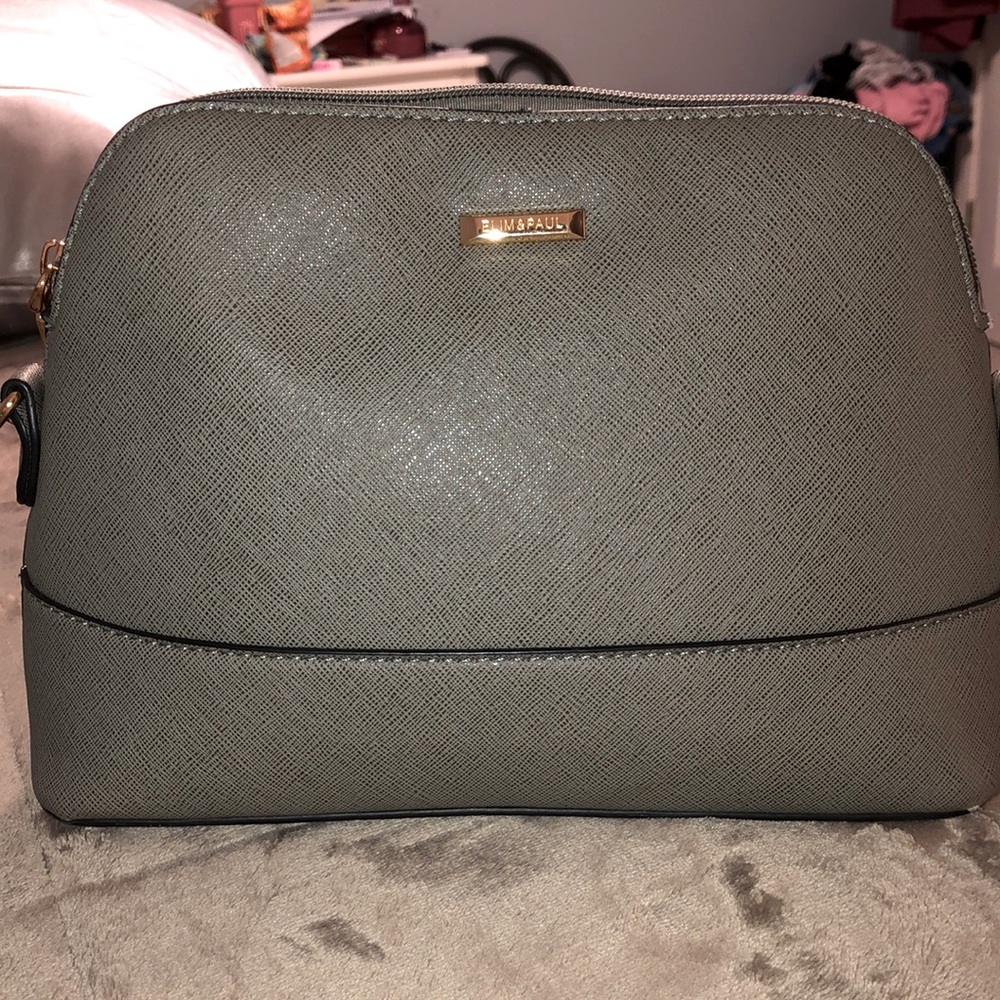 Elim&Paul, dark gray, crossbody purse, 10x7in